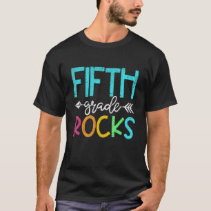 Team Fifth Grade Hello 5th Grade Rocks Back To S T-Shirt