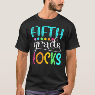 Team Fifth Grade Hello 5th Grade Rocks Back To Sch T-Shirt