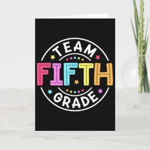 Team Fifth Grade Teacher Ck To School 5th Grade Sq Card