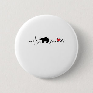 Team Fiona Baby Hippo Love Hippopotamus 6 Cm Round Badge