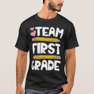 Team First Grade Fun 1st Byck To School Teacher St T-Shirt