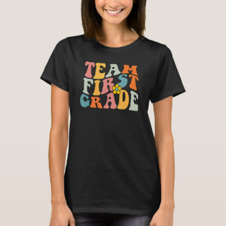 Team First Grade Groovy Wavy , 1st Grade Back To S T-Shirt