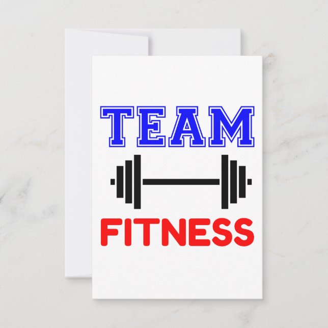 TEAM FITNESS THANK YOU CARD (Front)