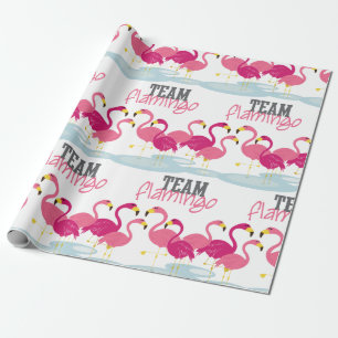 Team Flamingo Wrapping Paper