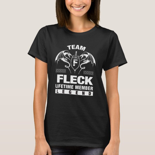 Team Fleck Lifetime Member T-Shirt (Front)
