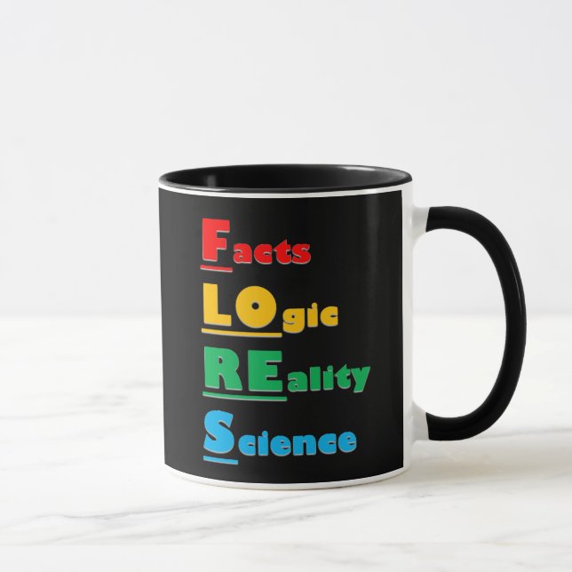 Team FLORES - Facts, Logic, Reality, Science Mug (Right)