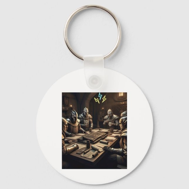 Team For Success Sticker  Key Ring (Front)