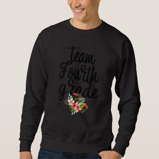 Team Fourth Grade  4th Grade Teacher Student Tees (Front)