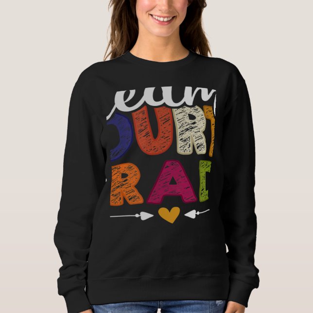 Team Fourth Grade Teacher Students Back To School Sweatshirt (Front)