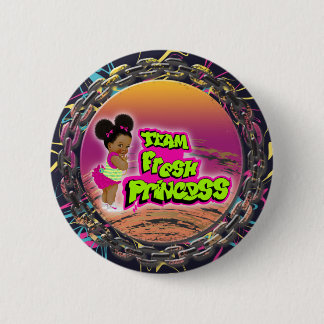 team fresh princess 6 cm round badge