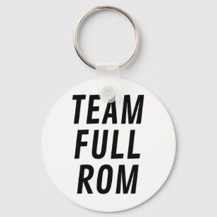 Team Full Rom Fitness Bodybuilding Gym Key Ring