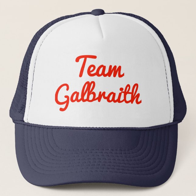 Team Galbraith Trucker Hat (Front)