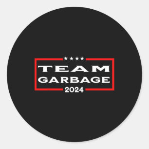 Team Garbage 2024 2 Classic Round Sticker