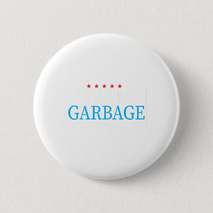 Team Garbage 2024 Trump Us Election  6 Cm Round Badge