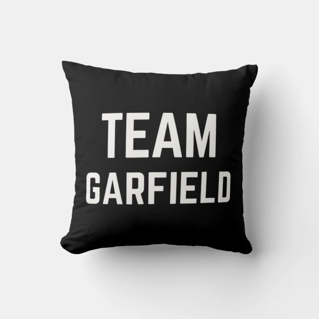 TEAM Garfield  Friend, Family Fan Club Support  Cushion (Front)