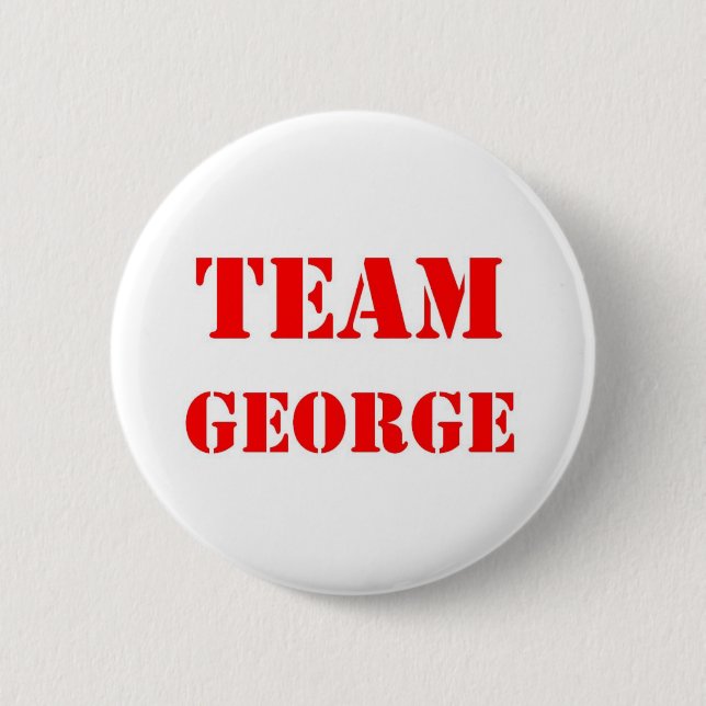 Team George 6 Cm Round Badge (Front)