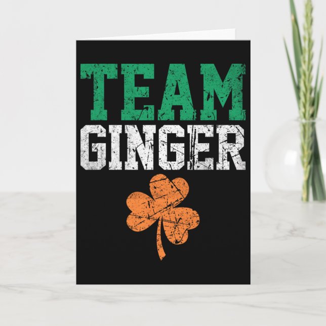 Team Ginger  Card (Front)
