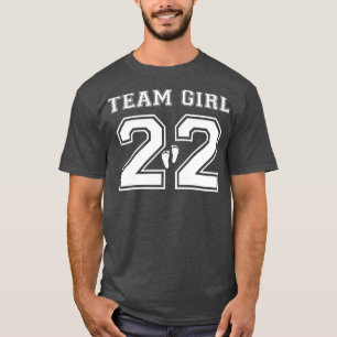 Team Girl 2022 Gender Reveal Pink Baby Shower Adop T-Shirt