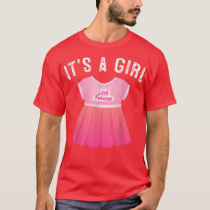 Team Girl Baby Shower Announcement Its A Girl Gend T-Shirt