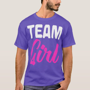 Team Girl Future Parents Baby Announcement Gender T-Shirt