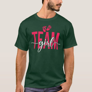 Team Girl Gender Reveal Baby Shower Pink or Blue T T-Shirt