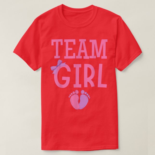 Team Girl Gender Reveal  Gifts For Gender Reveal P T-Shirt (Design Front)