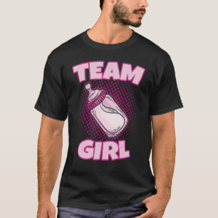 Team Girl Gender Reveal Party Team Pink Baby Annou T-Shirt