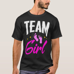 Team Girl Gender Reveal Party Team Pink Baby Annou T-Shirt