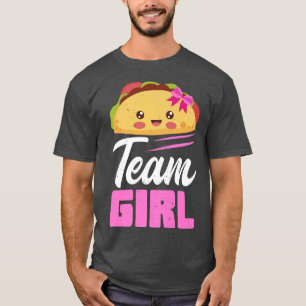 Team Girl Gender Reveal Taco Baby Party Pink  T-Shirt