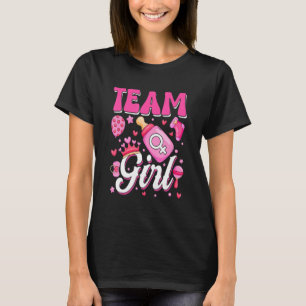 Team Girl Matching Family Baby Party Gender Reveal T-Shirt