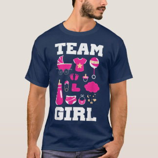Team GirlGender Reveal Party Team Girl682 T-Shirt