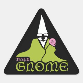Team Gnome  Triangle Sticker