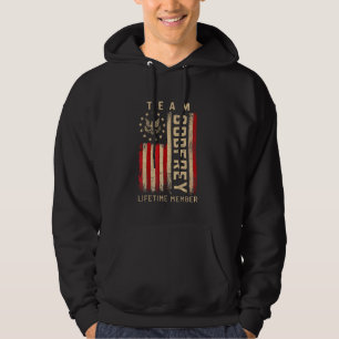 Team GODFREY Lifetime Member American Flag Hoodie