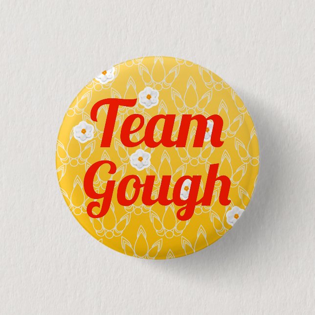 Team Gough 3 Cm Round Badge (Front)