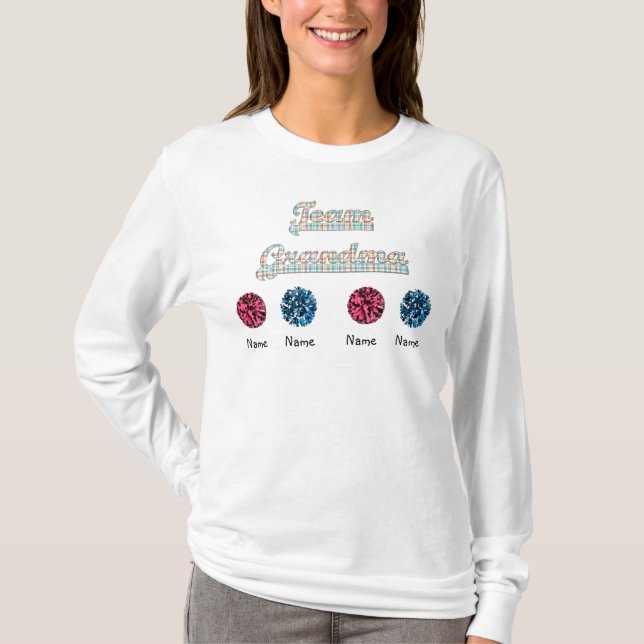 Team Grandma Customised T-Shirt Template (Front)