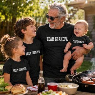 Team Grandpa Matching Baby Family Gift Bodysuit