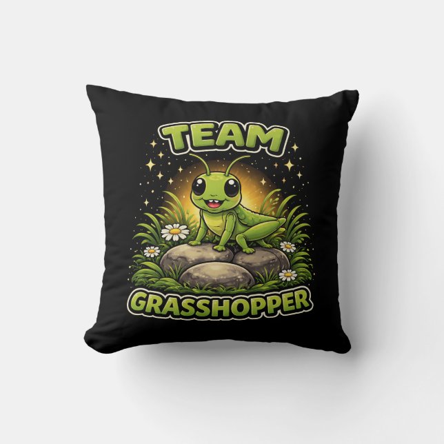 Team Grasshopper Cushion (Front)