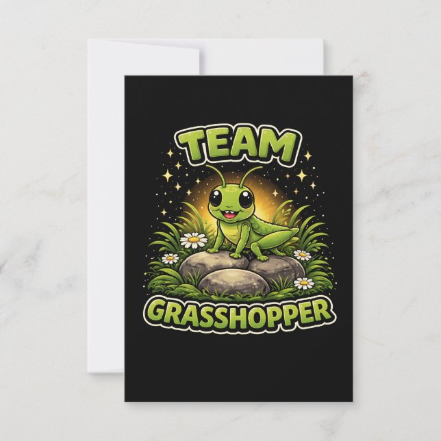 Team Grasshopper Thank You Card (Front)