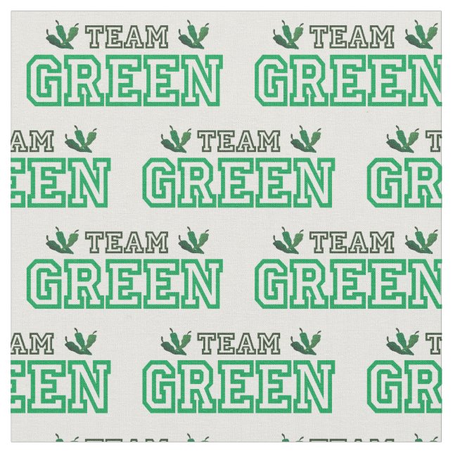 TEAM GREEN Chile Fabric (Close Up)