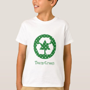 Team Green Kid's Polka Dot Recycle Tees
