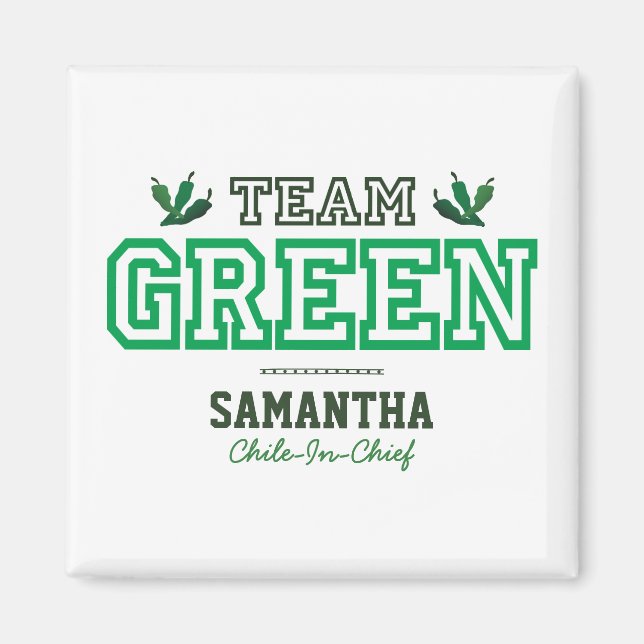TEAM GREEN Member Magnet (Front)