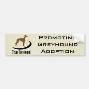Team Greyhound Customisable Bumper Sticker