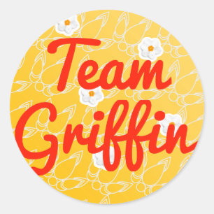 Team Griffin Classic Round Sticker