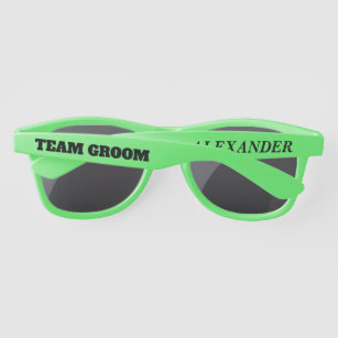 Team Groom bachelor party sunglasses for groomsman