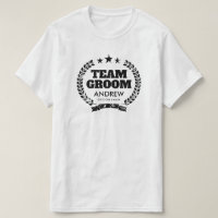 Team Groom bachelor party t shirt for groomsmen