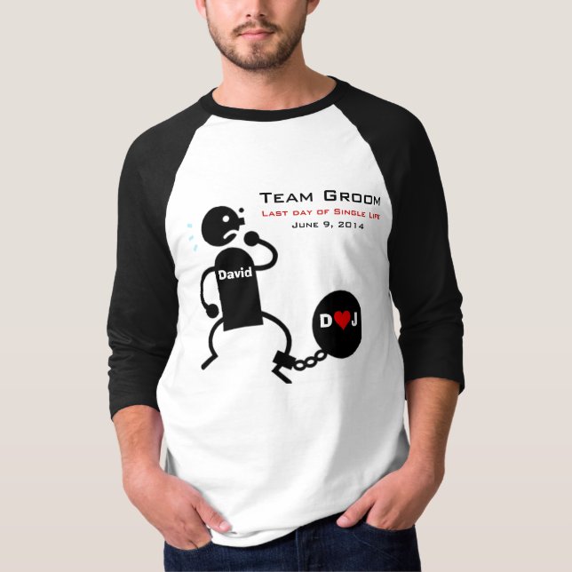 Team Groom Ball & Chain Shirt (Front)