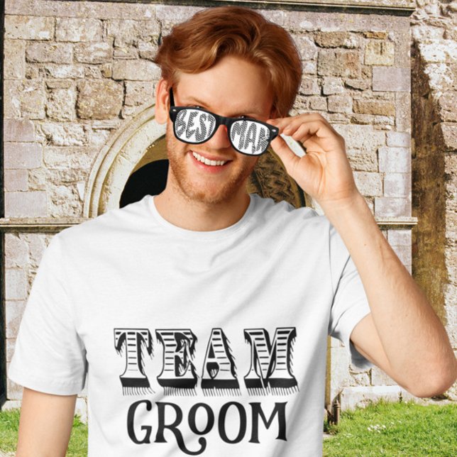Team Groom BEST MAN Swag Party Shades (Creator Uploaded)