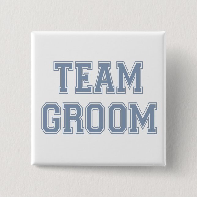 Team Groom button (Front)