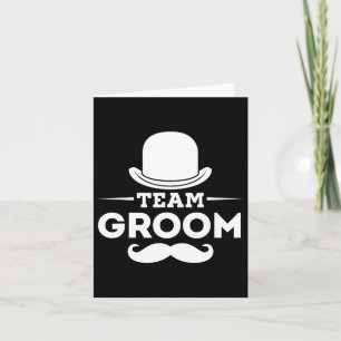 Team Groom Crew Party Squad Grooms Bachelor Card