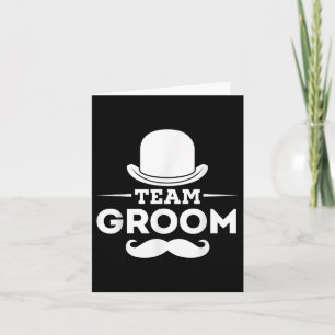 Team Groom Crew Party Squad Grooms Bachelor Card